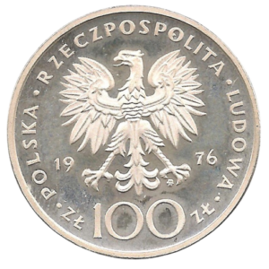 100 zloty 1976 pologne