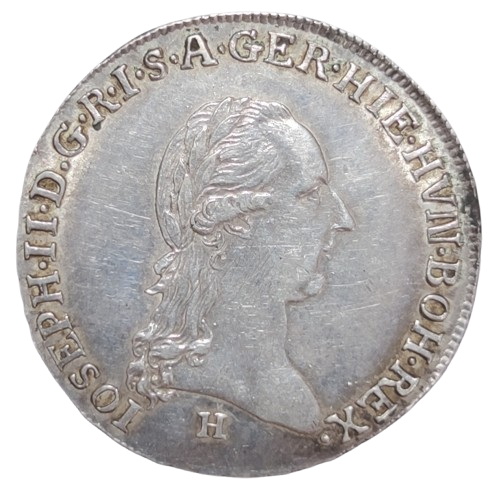 pays-bas autrichien 1/4 kronenthaler joseph II 1788 günzburg