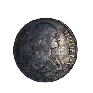 2 reales charles IV 1806 madrid