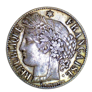 1 franc 1871 paris cérès