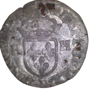 douzain aux deux H 1577 lyon henri III