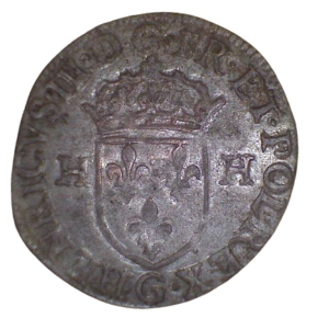 douzain aux deux H 1576 poitiers henri III