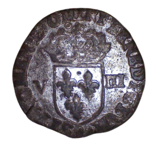 huitième d’écu 1587 rennes henri III