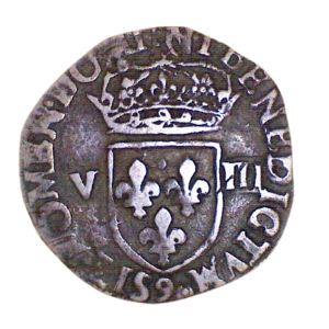 huitième d’écu 1582 rennes henri III