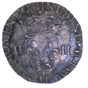 quart d’écu 1581 la rochelle henri III