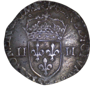 quart d’écu 1583 rennes henri III