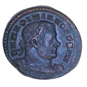 follis Maximien hercule 307 londres