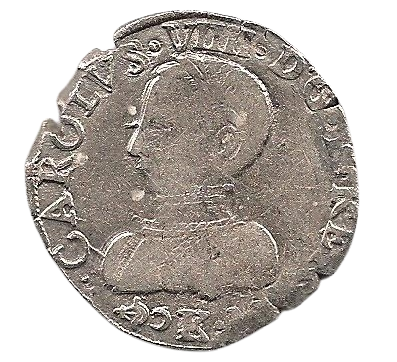 teston 1562 bordeaux charles IX