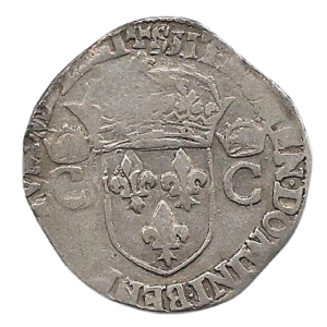 teston 1562 angers charles IX