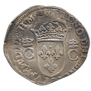 teston 1562 bordeaux charles IX