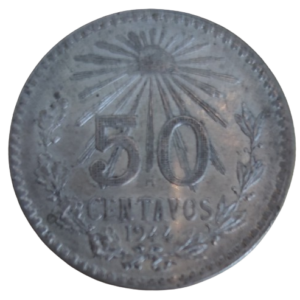 50 Centavos 1944 mexique