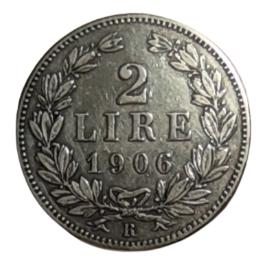 2 lire 1906 république de saint-marin rome