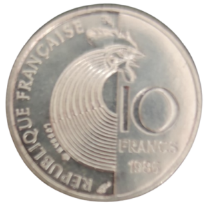 10 FRANCS France Robert Schuman 1986 argent