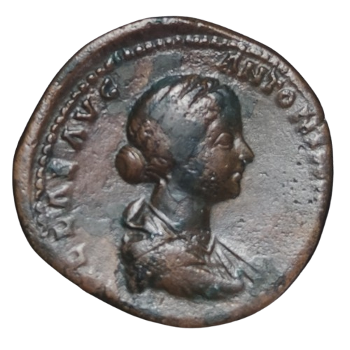 sesterce lucille 166-169 rome pietas