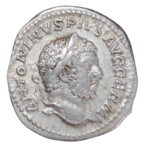 denier caracalla 215 rome