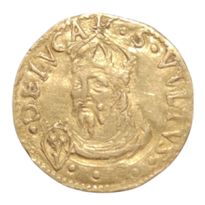 italie – république de lucques – scudo d’oro del sole 1552