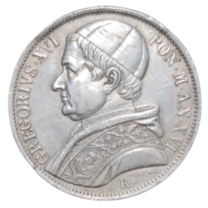 italie vatican et états pontificaux scvdo  grégoire XVI an XVI 1846 rome