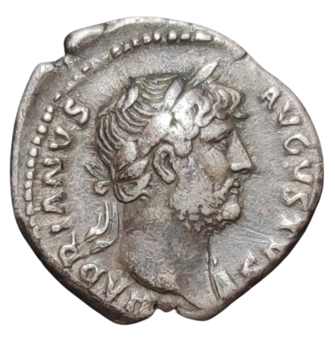 denier hadrien 127 rome cos III