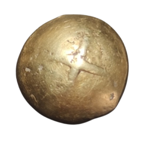 Statère globulaire à la croix senons (régions de sens) 100-80 av-jc