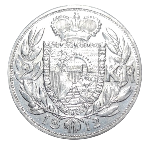 2 kronen 1912 liechtenstein johann II