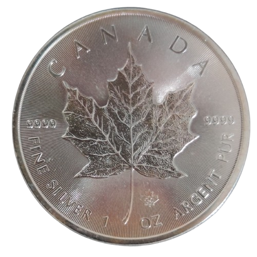 5 dollars 2014 canada feuille d'érable