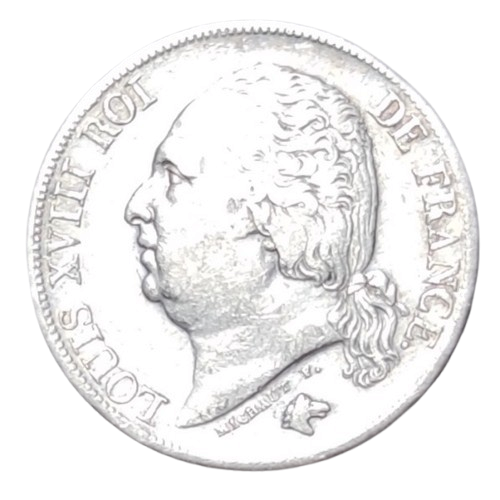 2 francs 1820 perpignan louis XVIII