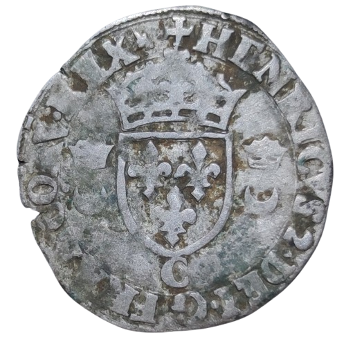 douzain aux croissants 1551 Saint-Lô henri II