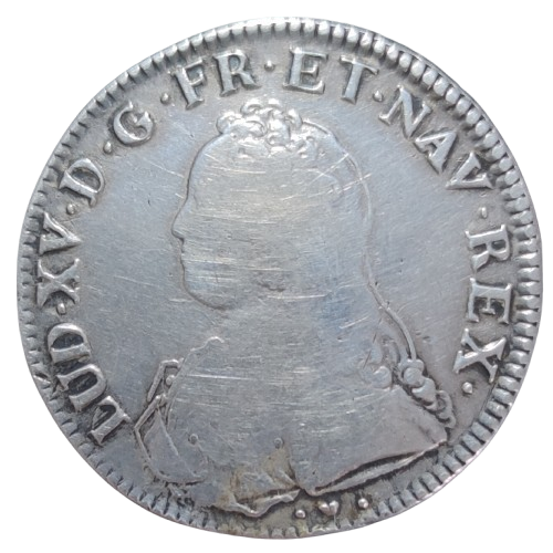 Louis XV écu aux branches d'olivier 1739 BB strasbourg