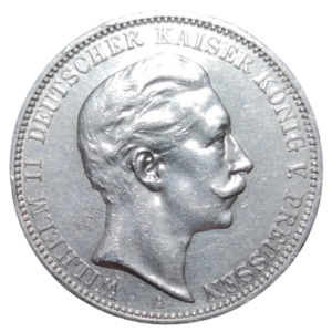 drei mark 1910 prusse berlin guillaume II