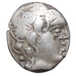 drachme au cavalier et au fleuron bituriges 80-60 av j-c
