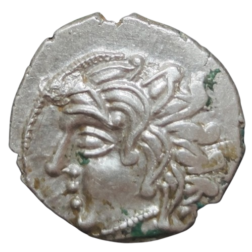 drachme au loup et au cheval/triskèle bituriges 1er siècle av j-c