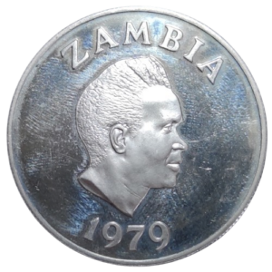 5 kwacha zambie 1979 antilope