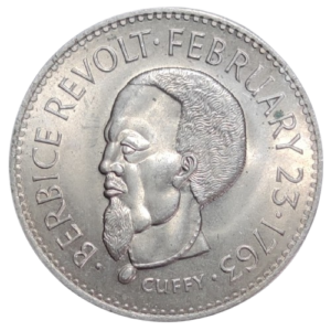 one dollar 1970 république de guyane cuffy
