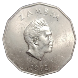 50 ngwee 1972 zambie second republic