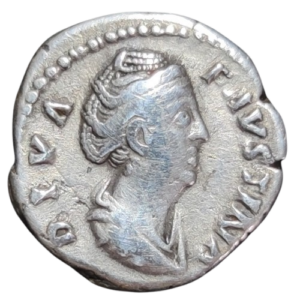 denier faustine mère 150 rome