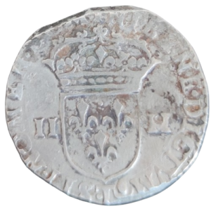 quart d’écu 1615 nantes louis XIII