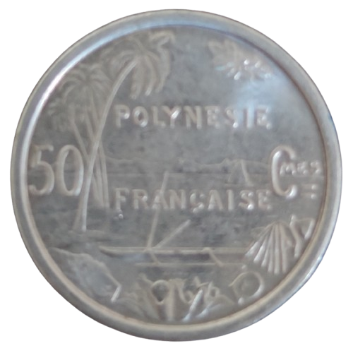 50 centimes 1965 polynésie française