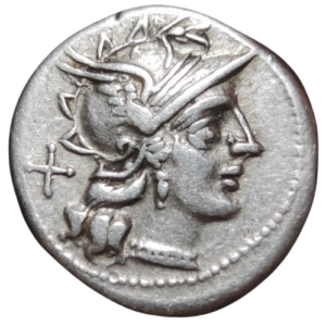 denier république romaine maiana 153av-jc