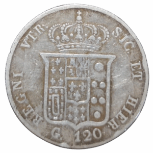 120 grana 1856 royaume des deux sicile ferdinand II italie naples
