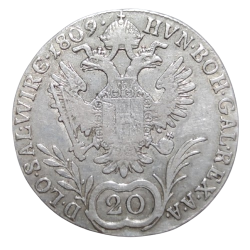 20 kreuser 1809 autriche hongrie françois I