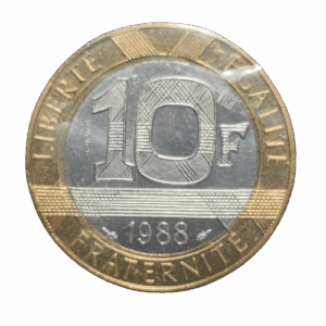 10 francs génie de la bastille 1988 fdc essai