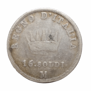 15 soldi 1808 milan regno d&rsquo;italia napoléone imperator