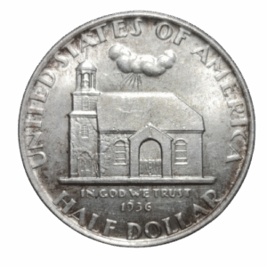 half dollar 1936 delaware tercentenary  philadelphie spl