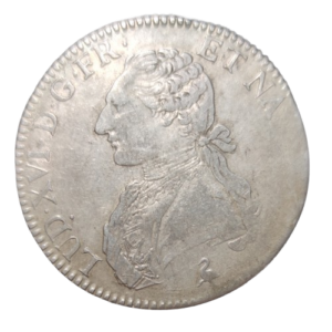 écu aux branches d&rsquo;olivier 1784 paris louis XVI