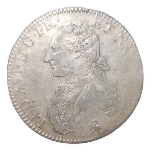 écu aux branches d'olivier 1784 paris louis XVI