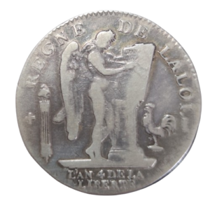 écu au génie type « françois » 1792 limoges louis XVI