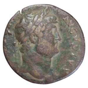 sesterce hadrien 126 rome neptune