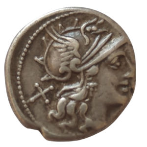 denier république junia 149 av j.c rome