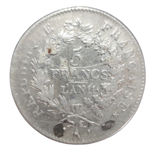 5 Francs an11 a paris union & force