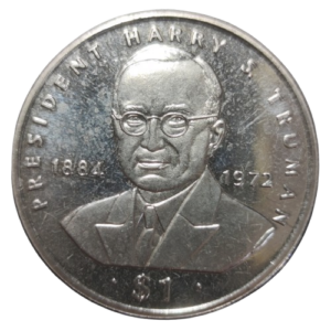 dollar 1995 liberia harry truman